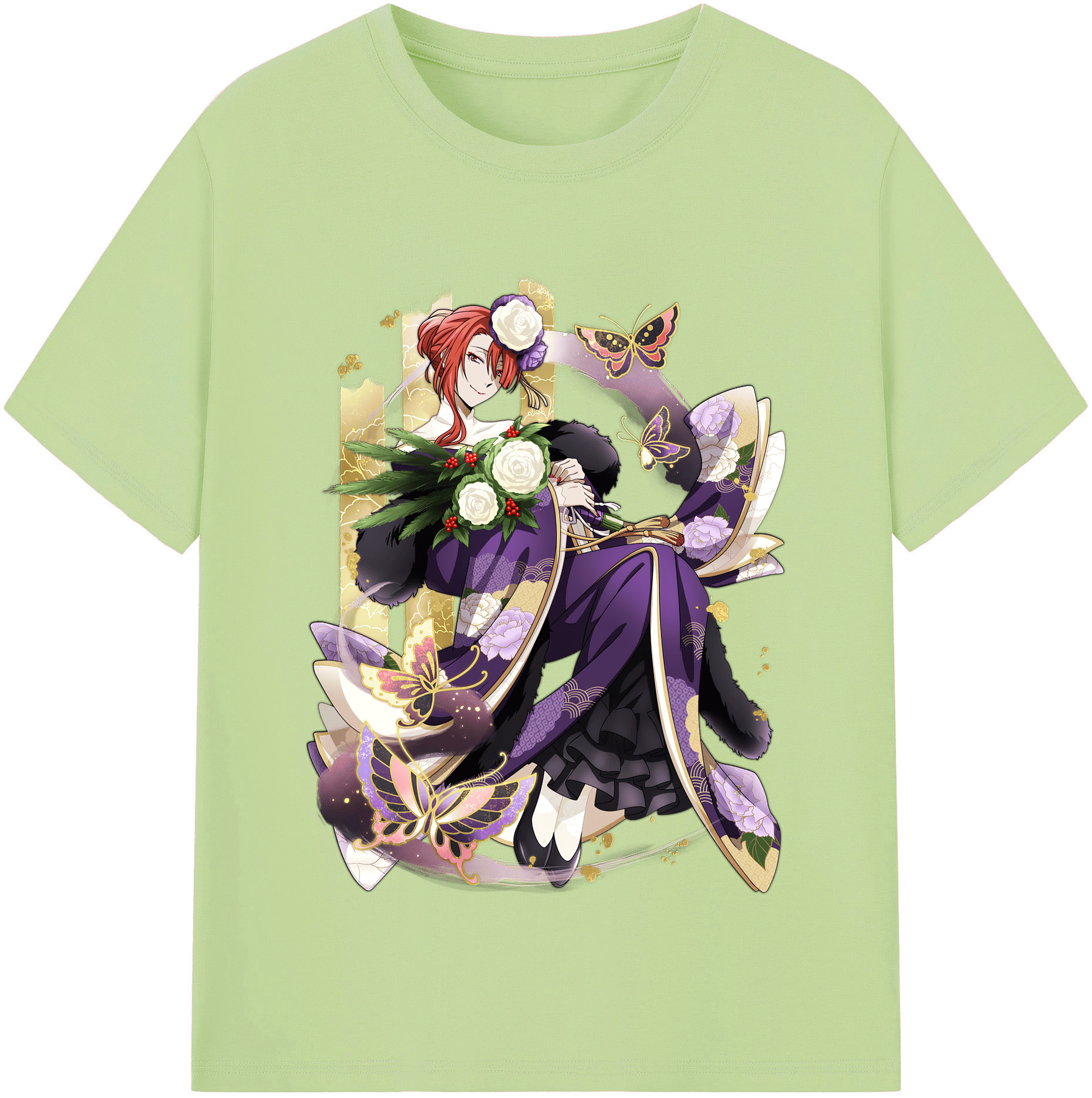 （画像用） 文豪ストレイドッグス Bungo Stray Dogs 綿100％半袖Tシャツ（フロントプリント）